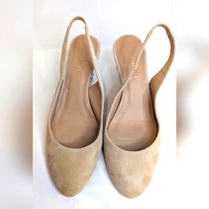 L.K. Bennet Wedge Slingbacks